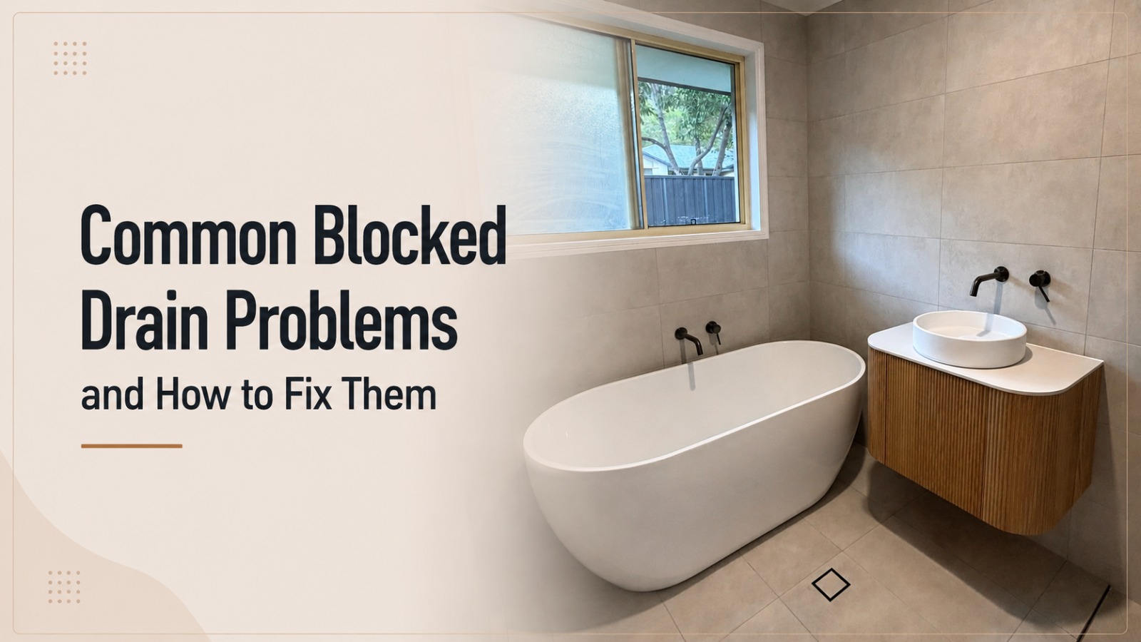 Common Blocked Drain Problems and How to Fix Them